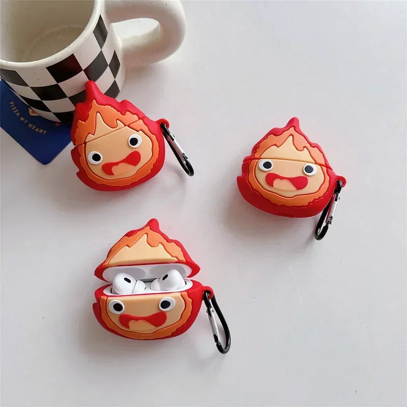 El Castillo Ambulante: Calcifer Funda Airpods