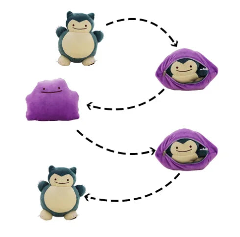 Pokémon: Peluche Ditto-Snorlax [20cm]