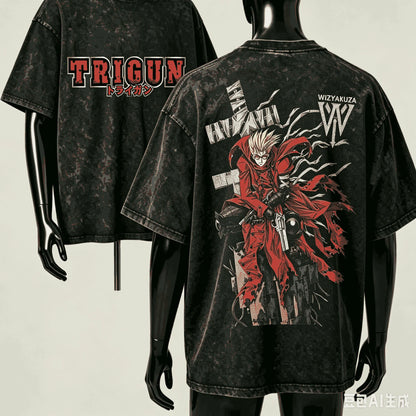 Trigun: Camiseta Estilo Harajuku