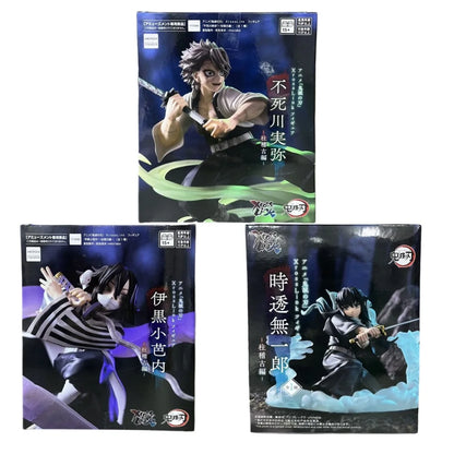Kimetsu no Yaiba: Figuras oficiales Muichiro, Sanemi, Obanai [15cm]