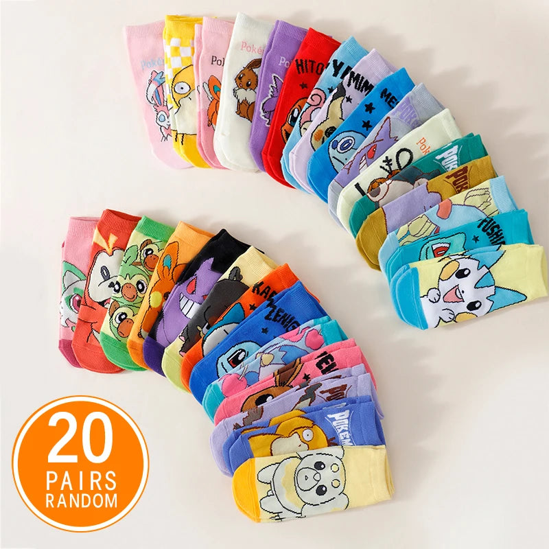 Pokémon: Set 20 pares de calcetines Pokémon