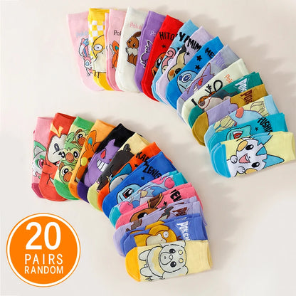 Pokémon: Set 20 pares de calcetines Pokémon