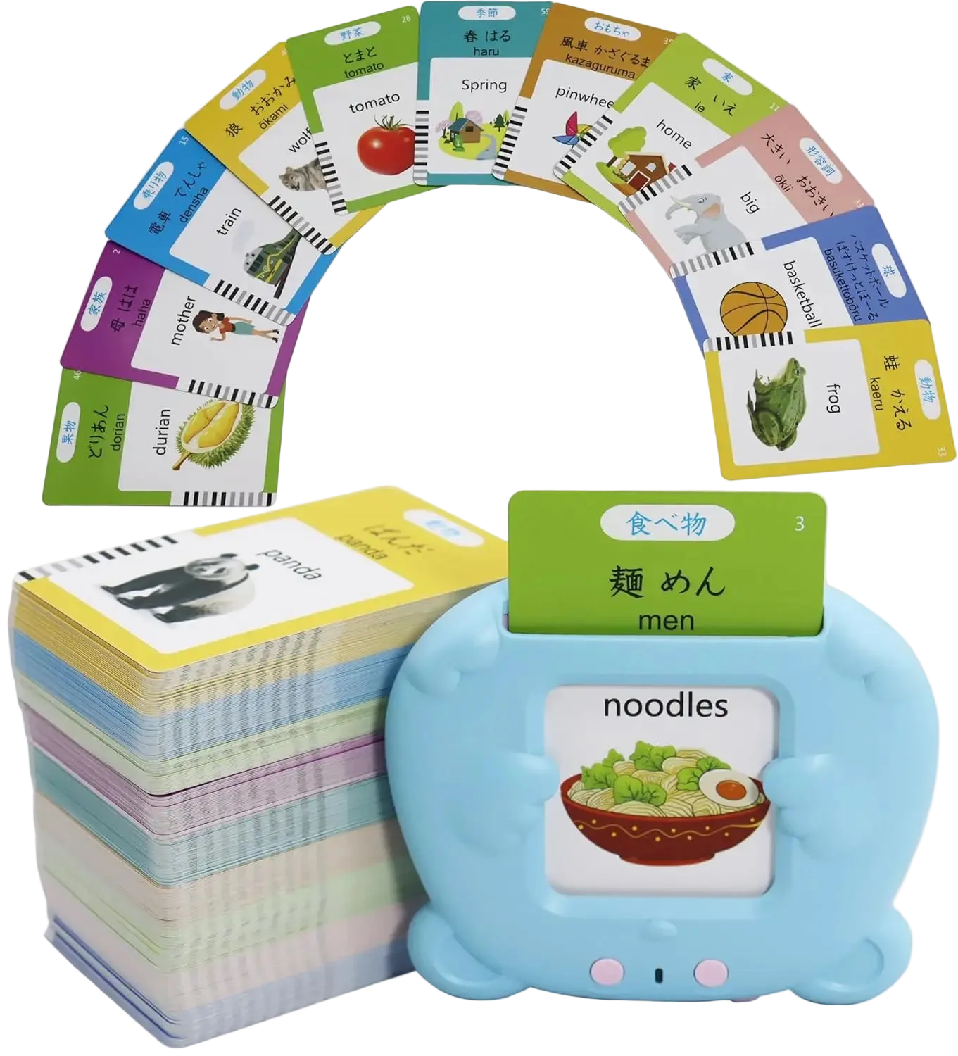 510 Talking Flash Cards - Tarjetas de aprendizaje de japonés interactivas