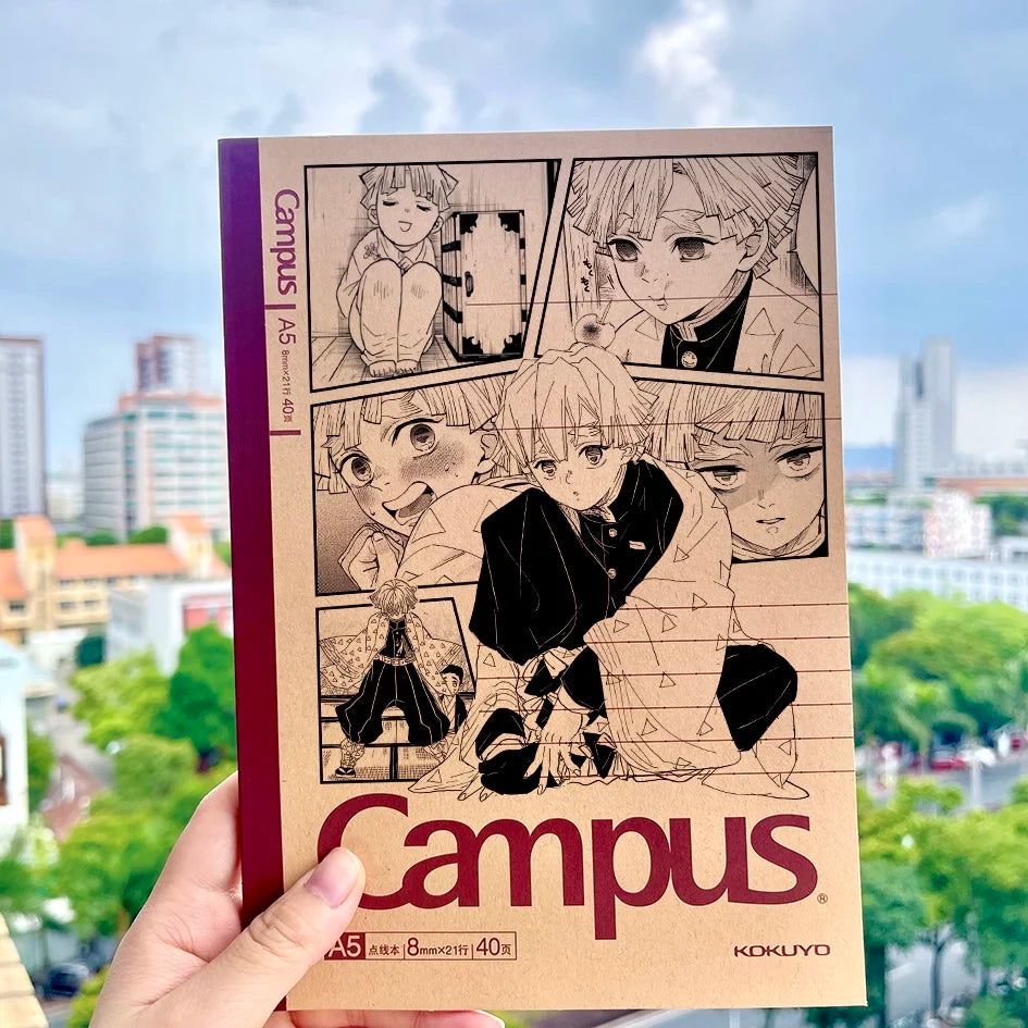 Kimetsu no Yaiba: Libretas vintage personajes  21x14.8cm