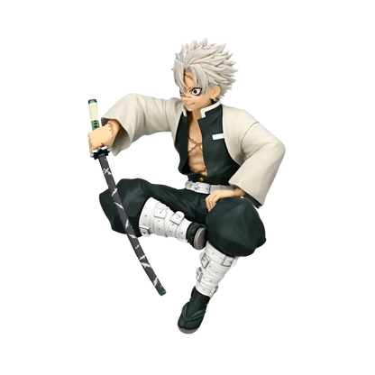 Kimetsu no Yaiba: Shinazugawa Sanemi Figura Sentado [15cm]