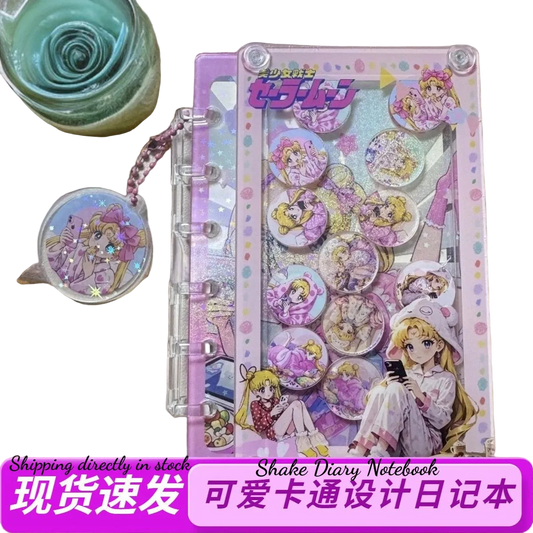 Sailor Moon: Mini Libreta Shaker Violeta
