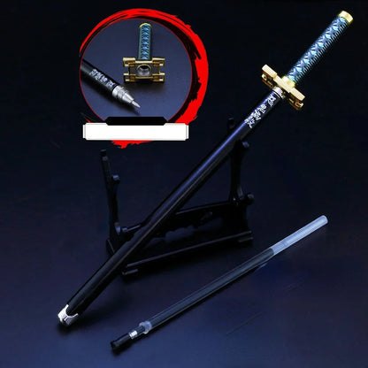 Kimetsu no Yaiba: Bolígrafos katana con soporte y vaina