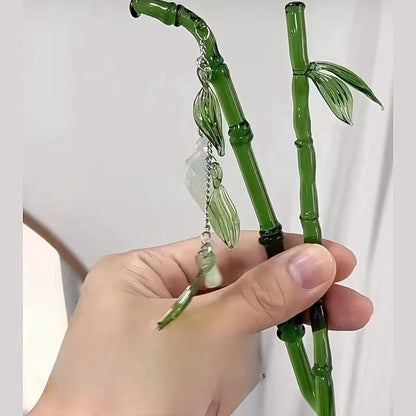 Horquilla Zen: El Susurro del Bambú de Agua [2 piezas]