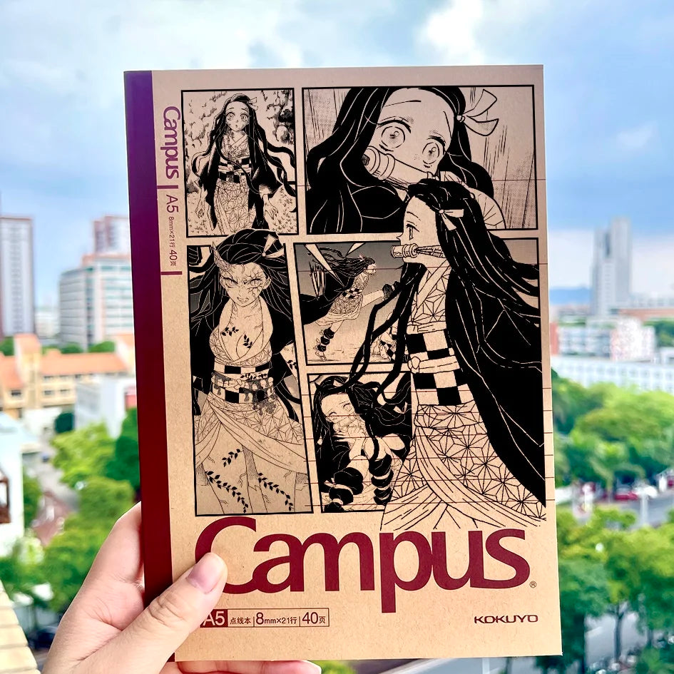 Kimetsu no Yaiba: Libretas vintage personajes  21x14.8cm