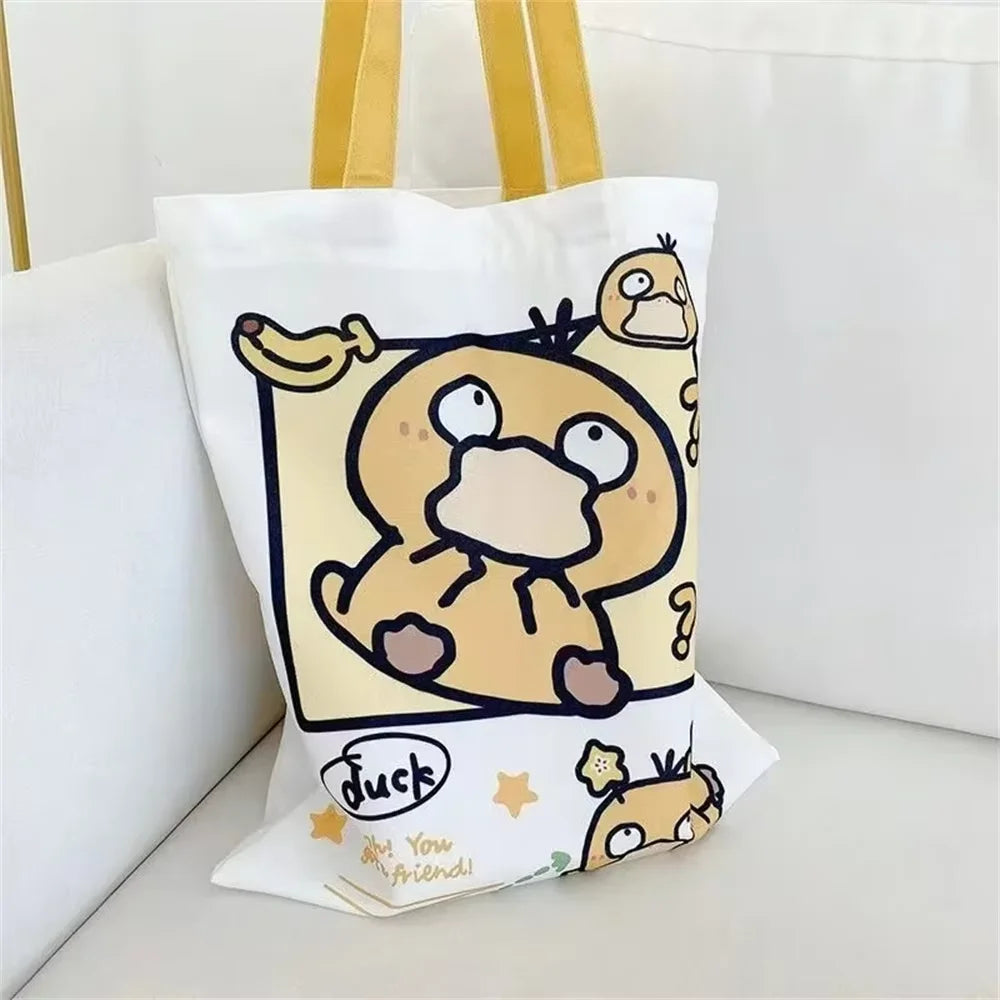 Pokémon: Tote Bag Kwaii [Psyduck, Pikachu, Squirtle]