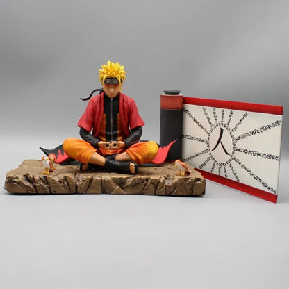 Naruto: Uzumaki Naruto Figura Sentado Meditando [16cm]