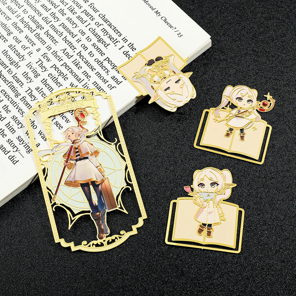 Frieren: Marcapáginas metálicos