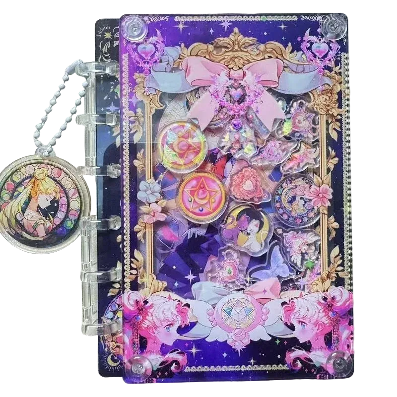Sailor Moon: Mini Libreta Shaker Negra