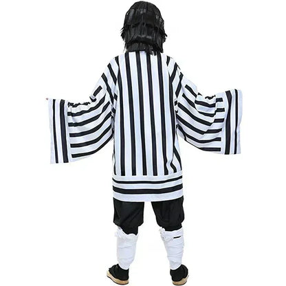 Kimetsu no Yaiba: Cosplay Iguro Obanai [Uniforme, peluca y accesorios]