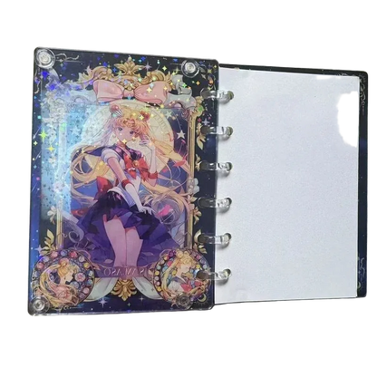 Sailor Moon: Mini Libreta Shaker Negra