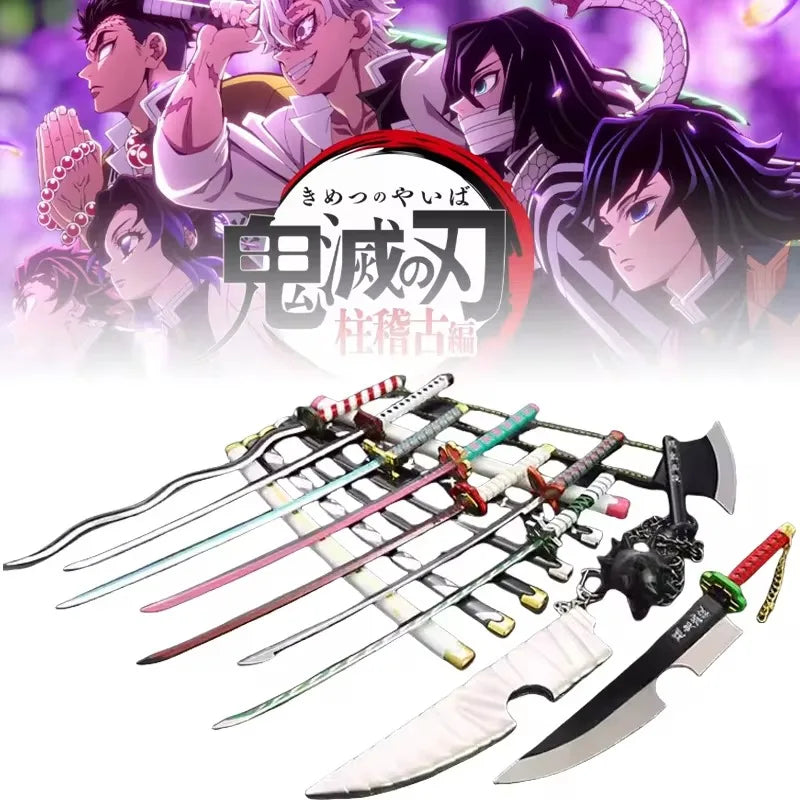 Kimetsu no Yaiba: Katanas pequeñas exhibición [25cm]