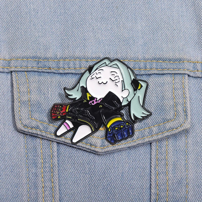 Pin: Cyberpunk Rebecca Kawaii