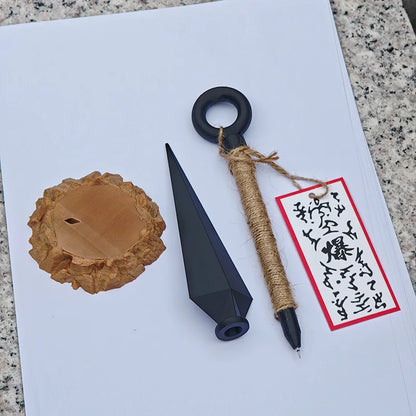 Naruto: Shuriken bolígrafo con soporte