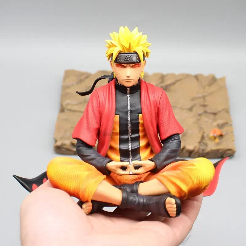 Naruto: Uzumaki Naruto Figura Sentado Meditando [16cm]