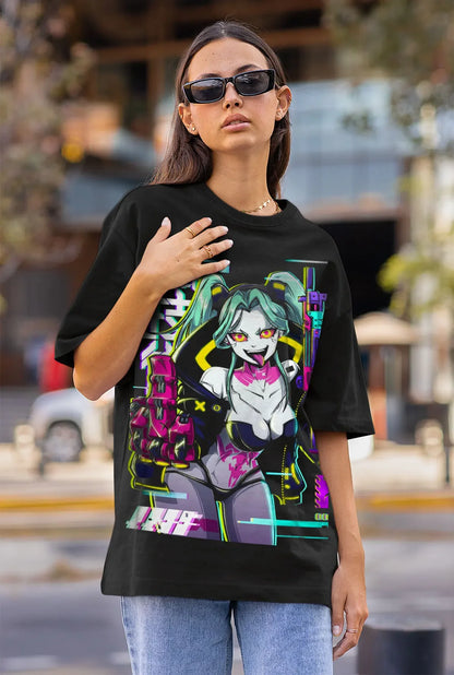 Camiseta: Cyberpunk Rebecca Sexy