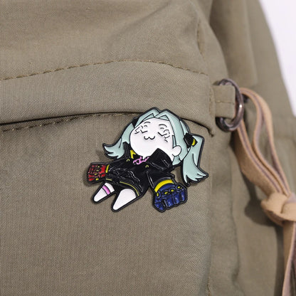 Pin: Cyberpunk Rebecca Kawaii