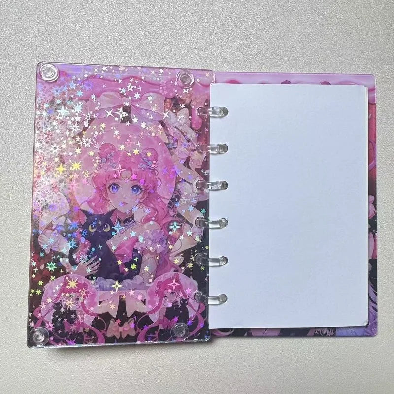 Sailor Moon: Mini Libreta Shaker Dark Sailor Moon Negra-Rosa