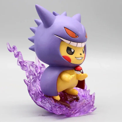 Pokémon: Figura Pikachu disfrazado de Gengar [14cm]