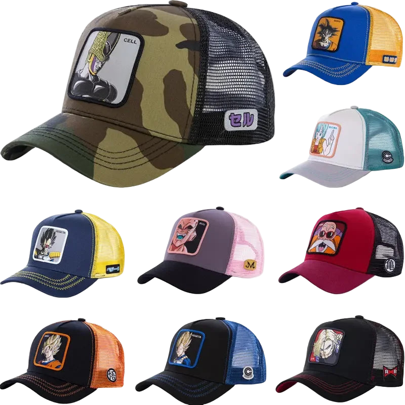 Dragon Ball: Gorras de los personajes [¡Encuentra la tuya!]