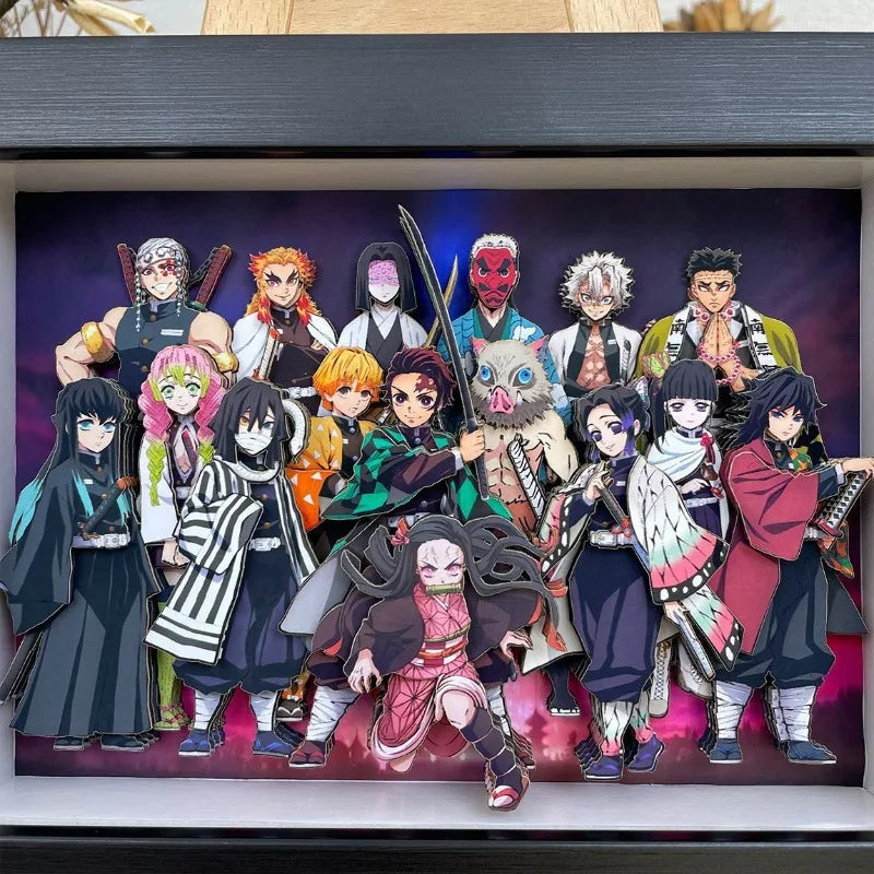 Kimetsu no Yaiba: Marco con imagen 3D