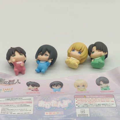 Attack on Titan: Figuras Gachapon Mini Bebés