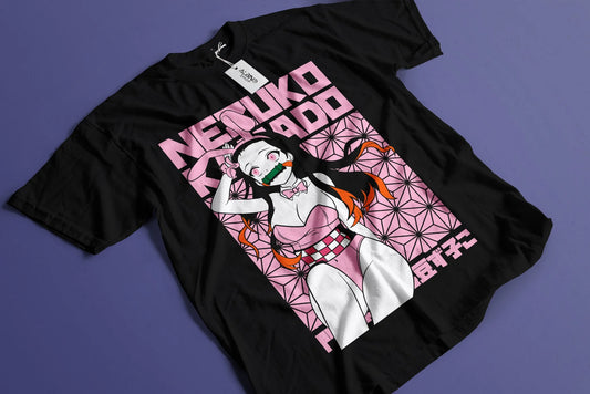 Camiseta: Nezuko, Kimetsu no Yaiba