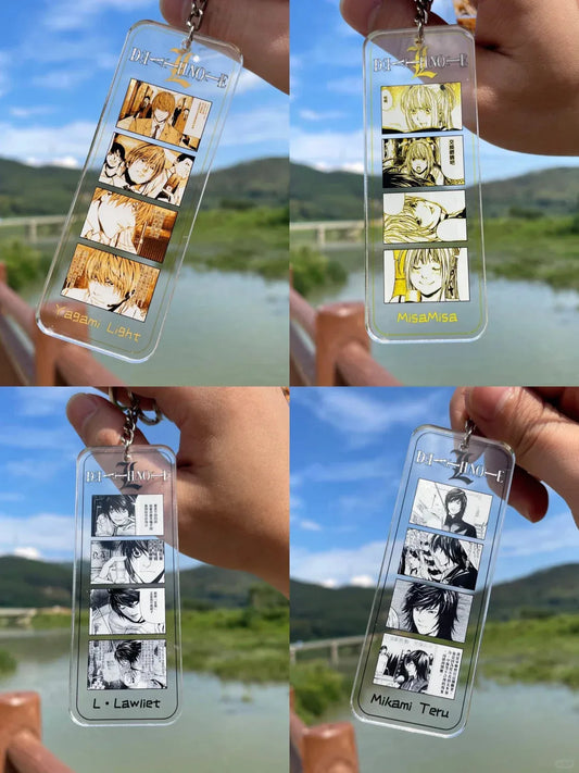 Death Note: Llaveros acrílicos de los protagonistas