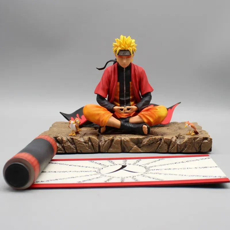 Naruto: Uzumaki Naruto Figura Sentado Meditando [16cm]