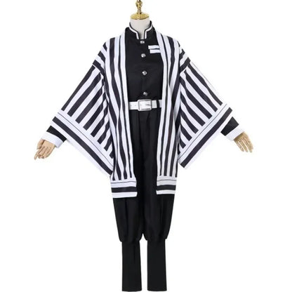 Kimetsu no Yaiba: Cosplay Iguro Obanai [Uniforme, peluca y accesorios]