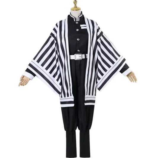 Kimetsu no Yaiba: Cosplay Iguro Obanai [Uniforme, peluca y accesorios]