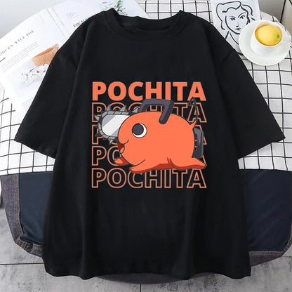 Chainsaw Man: Camiseta Pochita [varios colores]