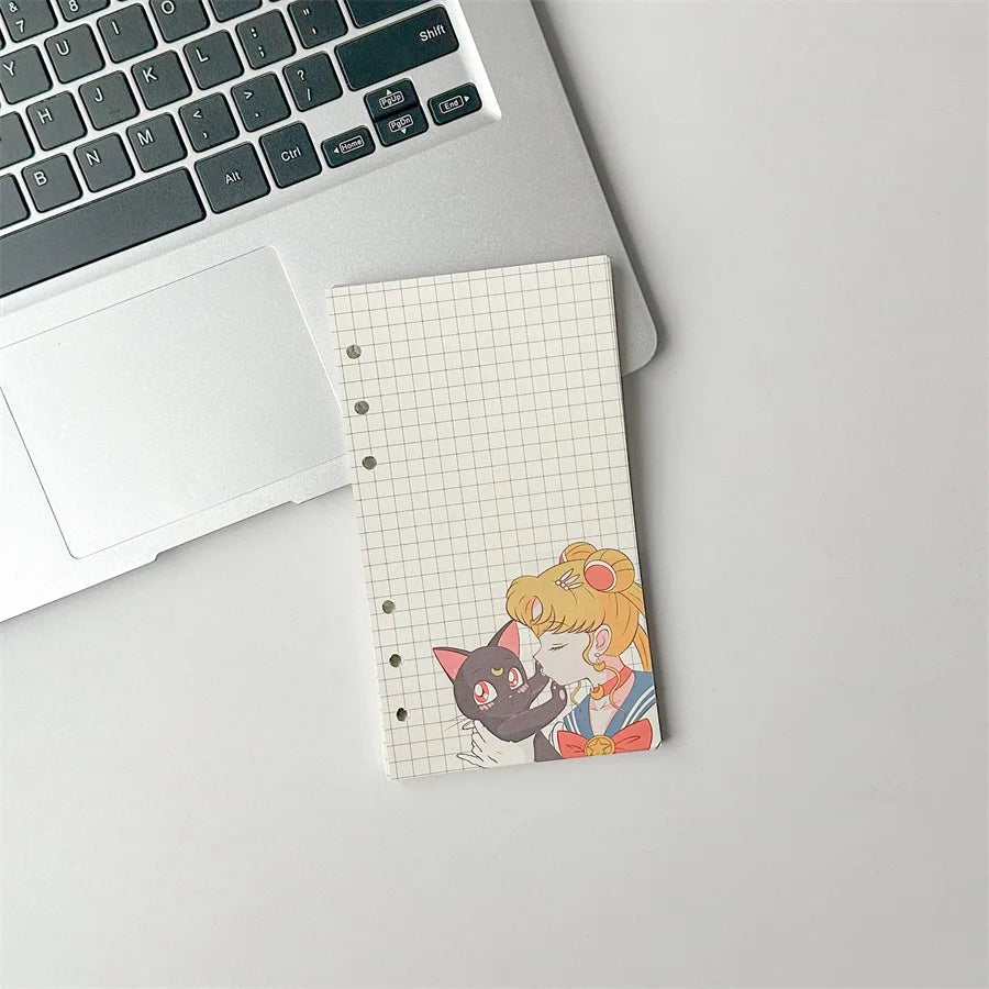 Sailor Moon: Recarga de páginas para Mini Carpesano A5