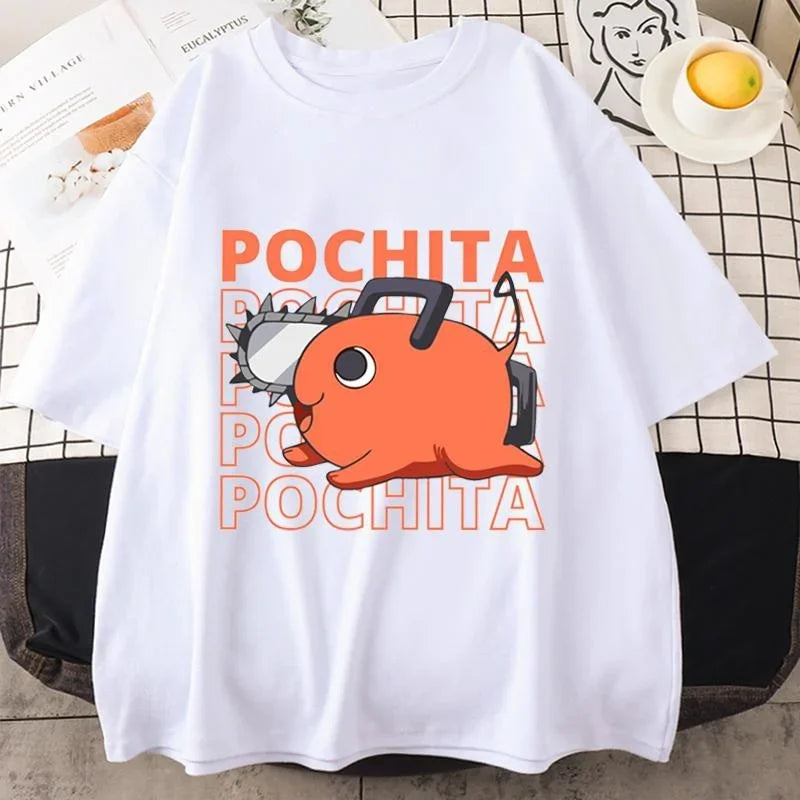Chainsaw Man: Camiseta Pochita [varios colores]