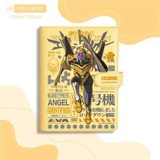 Evangelion: Libreta Mini Carpesano Amarilla
