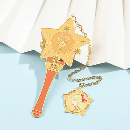 Sailor Moon: Marcapáginas de metal Varitas Sailors