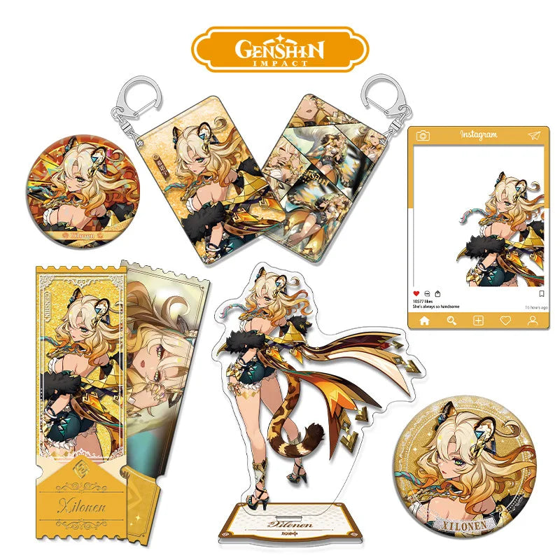 Genshin Impact: Set Acrílico Xilonen