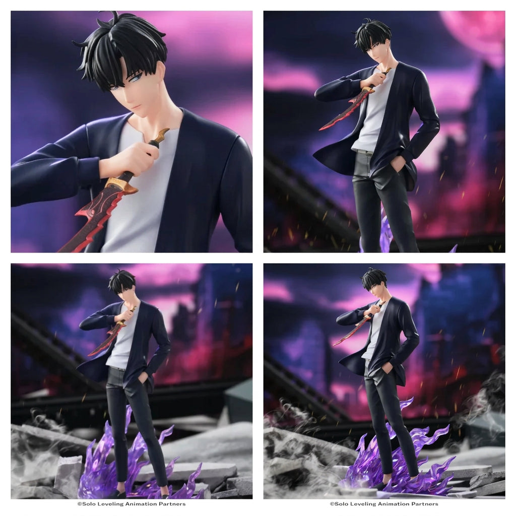 Solo Leveling: Figura Sung Jin-Woo y Cha Hae-In